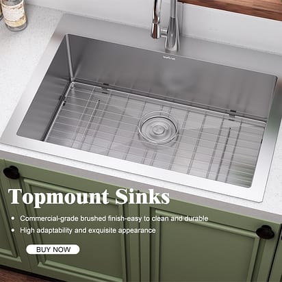 Leafloat Kitchen Sink Home, Farm Sink Sizes
