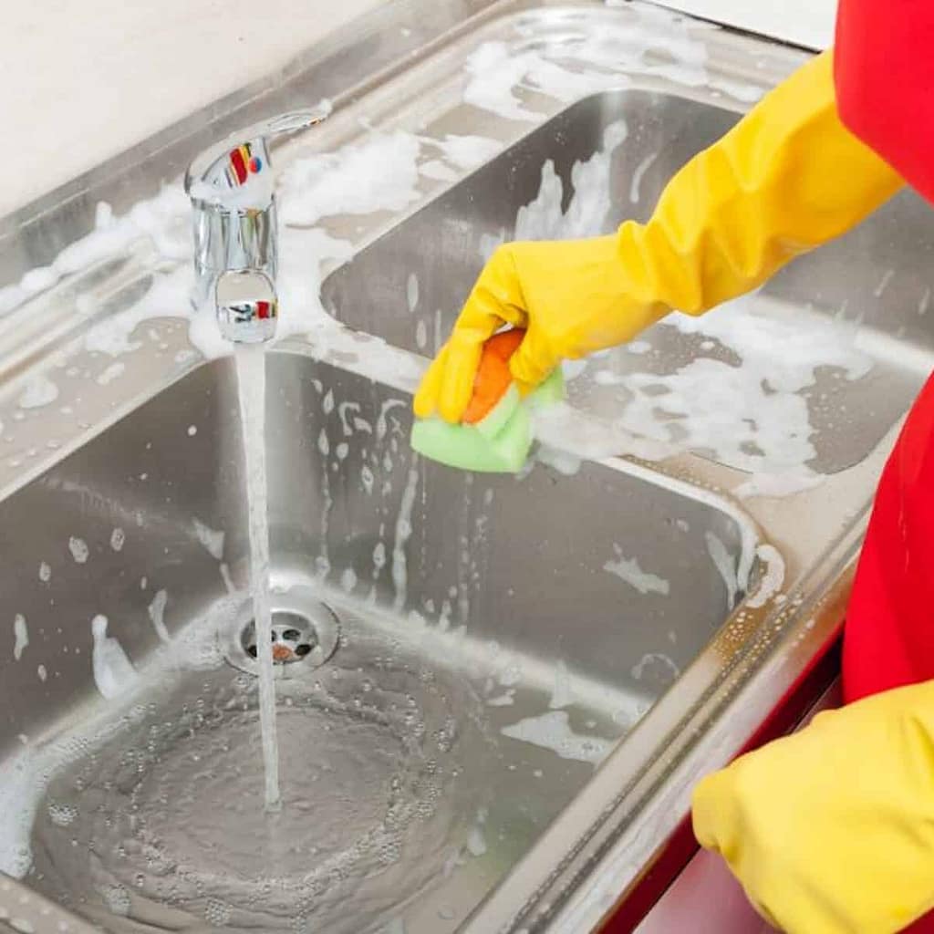 Clean your Leafloat kitchen sink