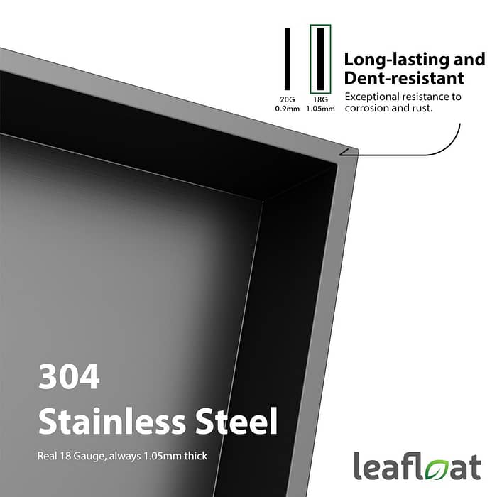 leafloat bathroom niche