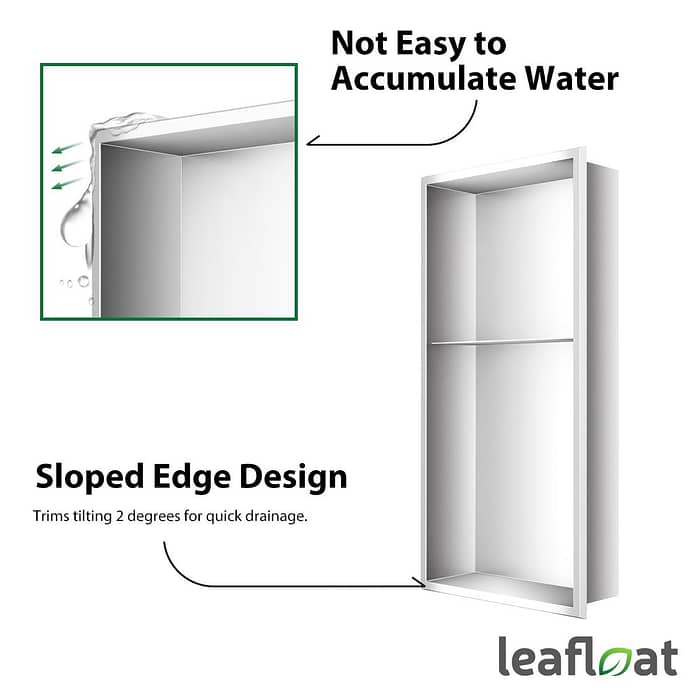 leafloat bathroom niche